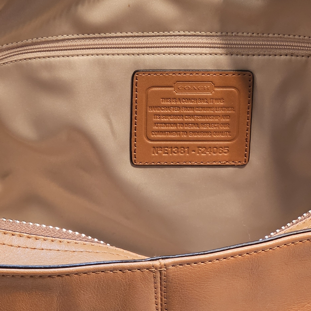 Coach Carrie Colorblock Leather Shoulder Bag - Picture 6 of 16